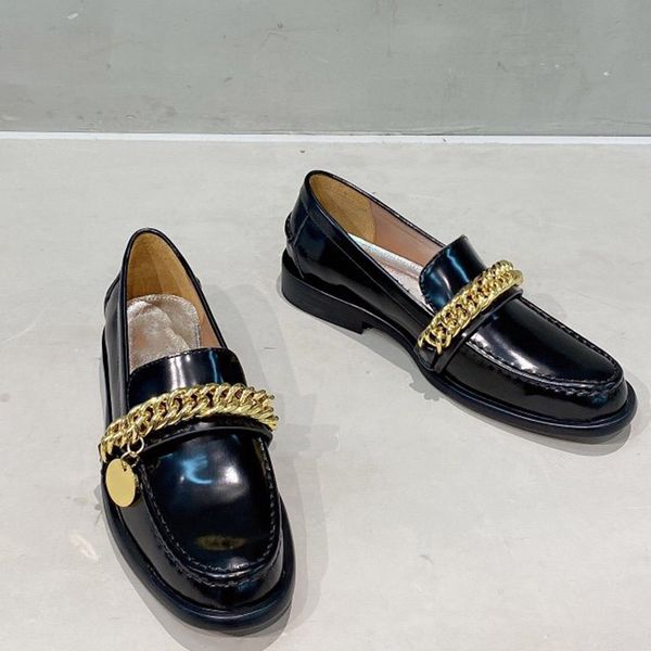 

2020 autumn woman moccasins genuine leather slide in ballet bowtie women's shoes iyw6, Black