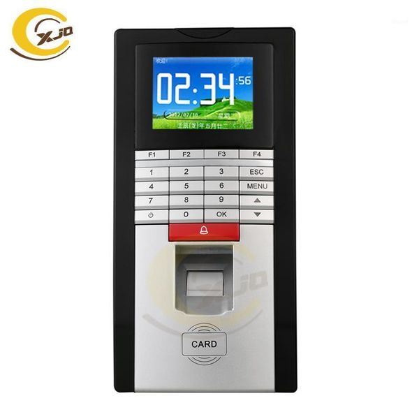 

xjq software biometric fingerprint password recognition access control and time attendance device realand f131s1