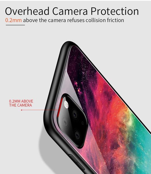 

gradient tempered glass case for iphone 11 pro 11 pro max xs max xr qyleom qpseller