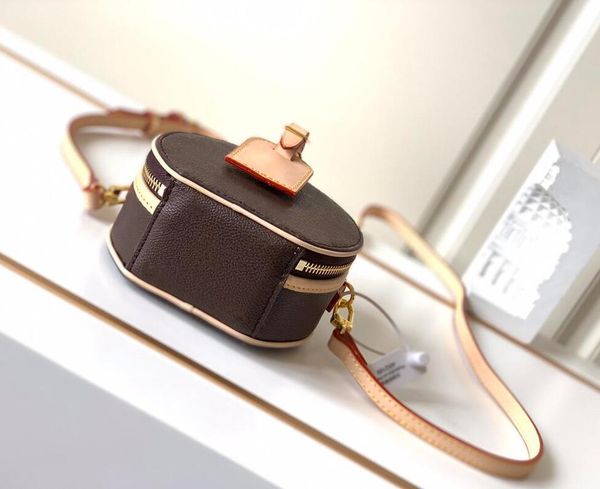 

petite boite chapeau boite mm pm handbag purse cowhide trim canvas hatbox designer shoulder bags crossbody messenger envelope bag handbag, Black;red