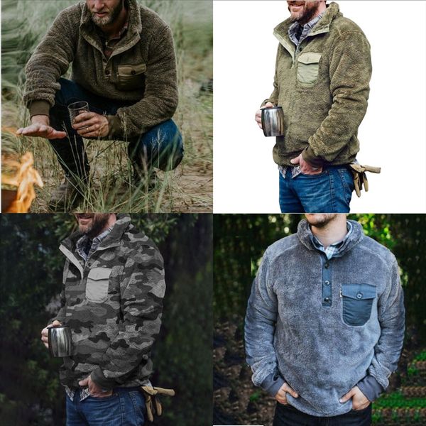 

cdstl men's lazy sweater spacious cowl neck sweater o-neck vintage print winter warm soft men's de yq clothing knitted casual, White;black