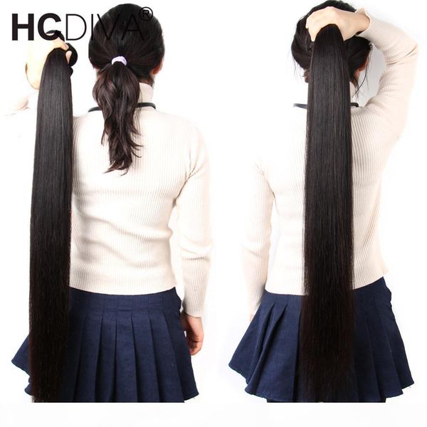 

hcdiva brazilian virgin human hair bundle straight hair weaving extensions 1 3 4 10 pcs lot factory wholesale price 2020 lashesgift, Black