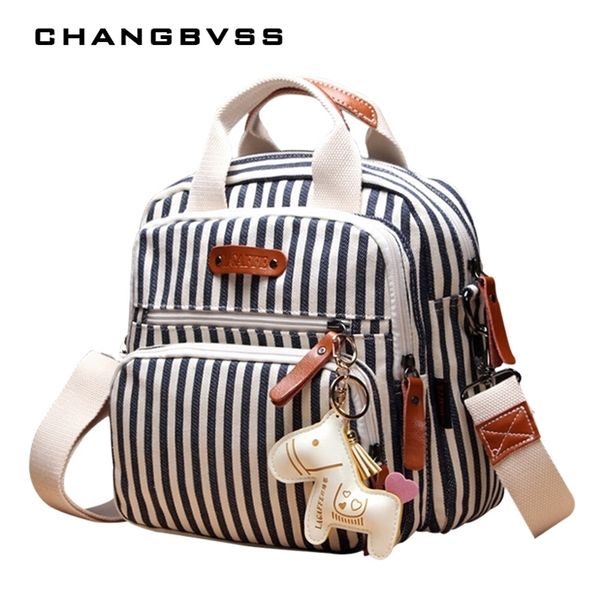 

brand multifunction diaper bag backpack mother care hobos bags, baby stroller bags nappy bag for mom with horse ornaments 201120