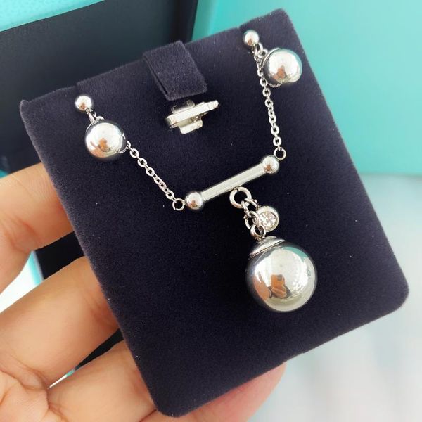 

original design titanium steel charm pendant necklaces trendy rose gold choker necklace for women girl wholesale, Silver