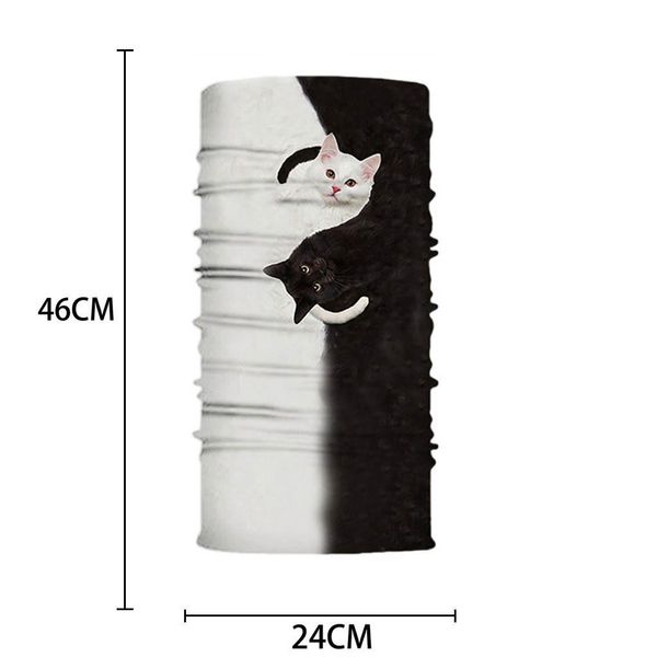 

3d животных печати головные уборные шарф наружный велосипед ветрозащитный теплый маска для лица многофункциональный солнцезащитный крем банд