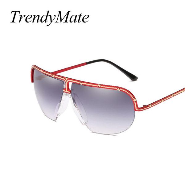 

sunglasses men vintage oversize oval red sun glasses women shades gafas uv400 zonnebril heren 1432t, White;black