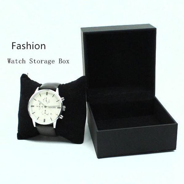 

wholesale black watches box case square soft watch box fashion watch organizer and packing gift storage box b005 q wmtqtx, Black;blue