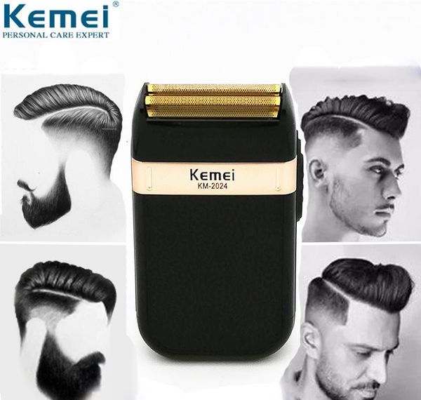 

men waterproof cordless care electric for machine kemei blade reciprocating twin shaver razor barber trimmer shaving usb rechargeable bbyzv