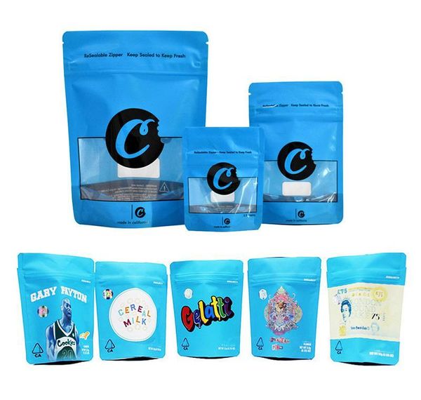 

сумка на молнии mylar shoow cookies california edibles plastics сухие sf сумки для цветка упаковка трава 8-й синий 3,5 г мешки доказательств