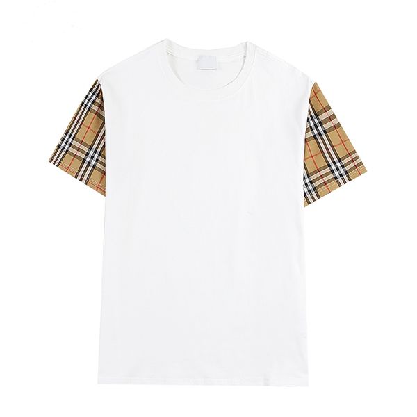 

2021 designers summer crewneck t shirt mens fashion stylist t-shirts men short sleeve cotton tees shirt letter print tshirt s-2xl, White;black