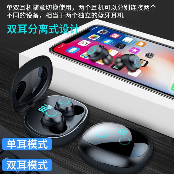 

5.0 in ear i07 wirels bluetooth sports headset with digital display