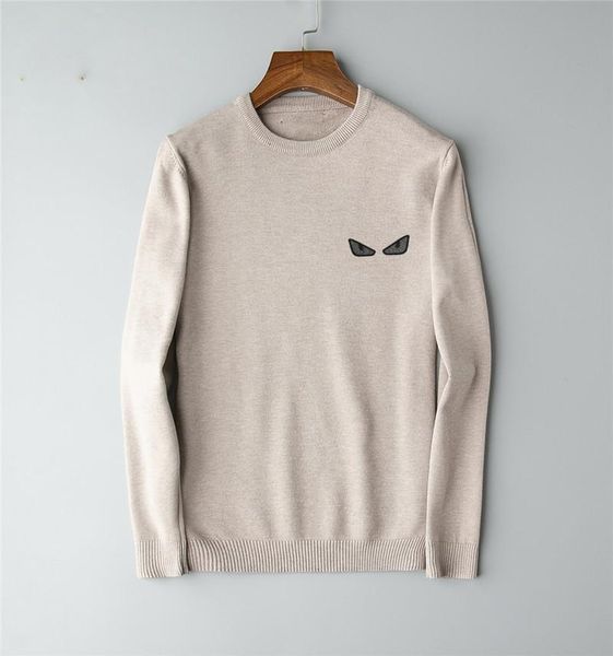 

2020 autumn sweaters men's winter sweater fashion long sleeve letter print couple winter casual clothes, White;black