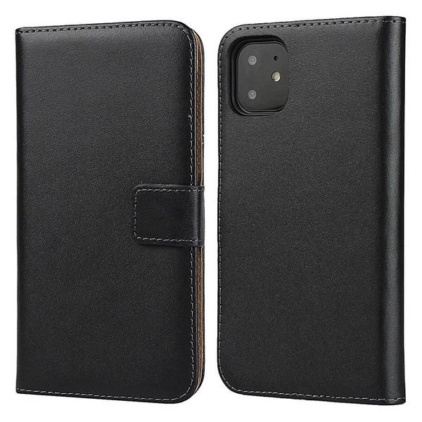 

genuine leather flip case for iphone 12 11 pro max wallet case for iphone 7 8 plus se2 xr xs max phone case