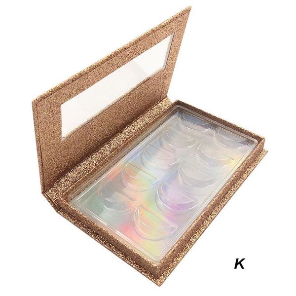 

5pairs lash boxes wholesale false eyelash packaging box custom logo faux mink lash strip empty rectangle case vendors makeup sqcbin
