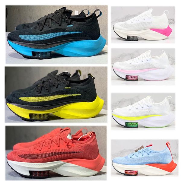 

fashion zoom alpha next% running shoes black electric green bred tour yellow volt white orange fly men women sneakers