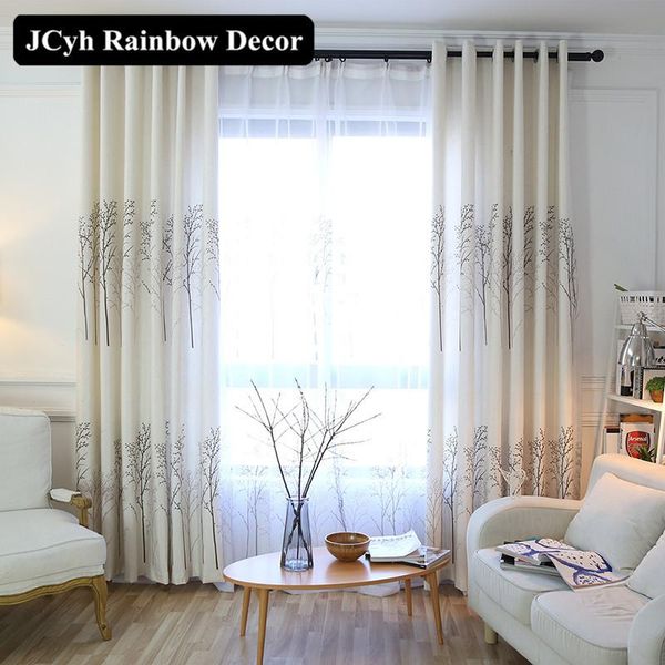 

tree pattern window blackout curtain for living room decorative modern fabric curtain for bedroom kitchen outdoor cortina drapes