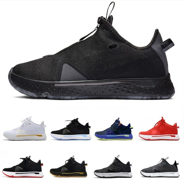 

triple black orange gx gatorade purple paul george pg 4 mens shoes iv pcg usa bred oreo pg4 trainers men sports sneakers