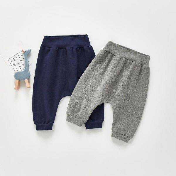

2021 spring boys clothes brief toddlertrousers cotton infant harem pants, Blue