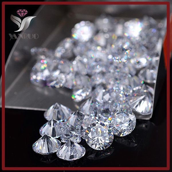 

nail art decorations yanruo wholesale #1357 1000pcs 1mm crystal + cubic zircon round zirconia diy accessory brilliant cut chaton, Silver;gold