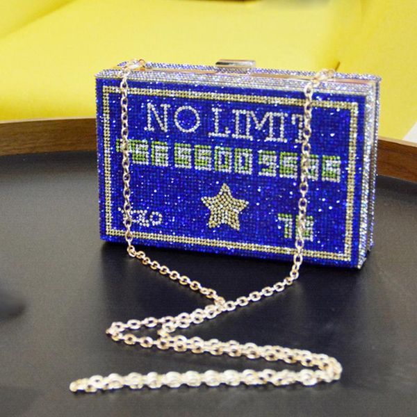 

elegant no limit letter clutch bag gift to girls party purses and handbags women chain crossbody bag lady wedding clutches