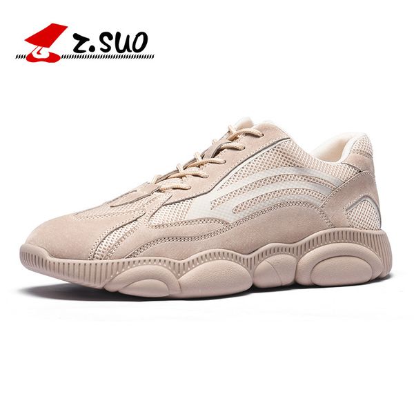 

walking spring and summer breathable men's fashion mesh sports bear casual board small white shoes zs720 c1212, Black;white