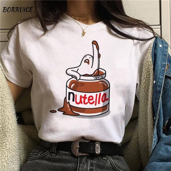 

summer graphic tees women t shirt harajuku kawaii short sleeve t-shirt vogue 90s korean style t shirt fashion casual women, White
