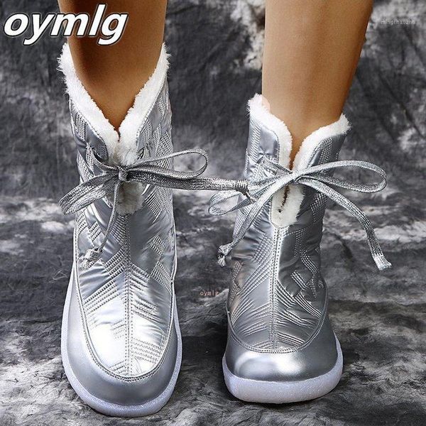 

boots women ankle flats shoes woman luxury pu leather flatform winter snow warm shoe chaussures femme zapatos mujer sapato d22471, Black