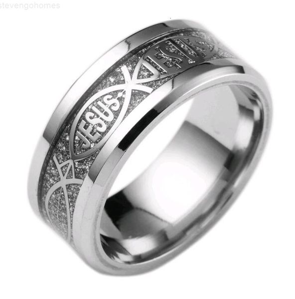 

stainless steel jesus gold silver 20factory tinsel faith anglicans christian prayer ring letter bible for men w