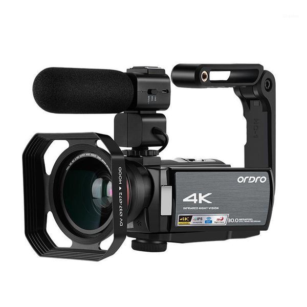 

camcorders 2021 video camera 4k digital camcorder full hd ordro ae8 night vision wifi 3.0 ips touch screen filmadora vlog camera1