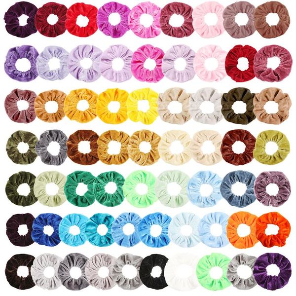 

65 pcs hair accessories velvet elastic hair bands for women or girls clips for scrunchies pack kids accessories 20h