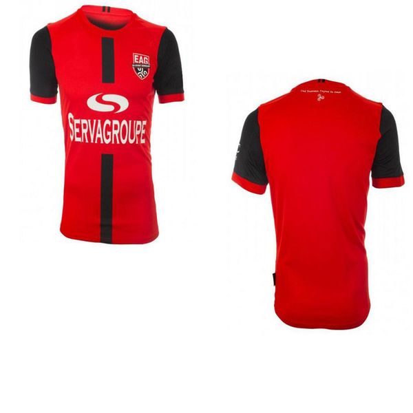 

20 21 ea guingamp футбольная рубашка главная джерси 2020 2021 ea guengamp футболка b. pele rodelin gomis футбол футболка maillot de fang, Black;yellow