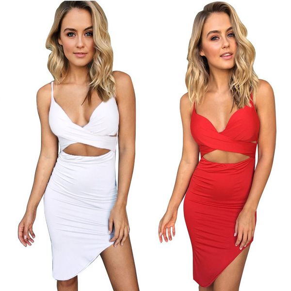 

womens fashion dresssling hollow hip nightclub dress 2 colors wcrp, Black;gray