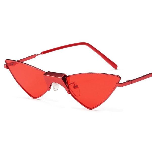 

sunglasses 2021 arrival small chic women triangle cat eye designer sun glasses luxury fashion shades, White;black