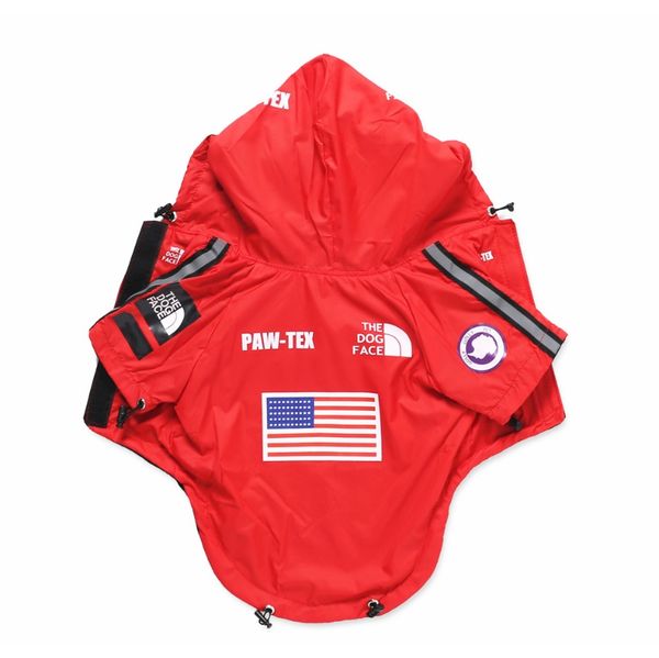 

usa national flag fashion windproof rainproof dog dog cotton large dog raincoats pet jackets wmtthr xhhair