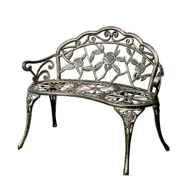 

500 park chair outdoor bench leisure bench anticorrosive iron seat patio back garden outdoor balcony doub wmtbpm