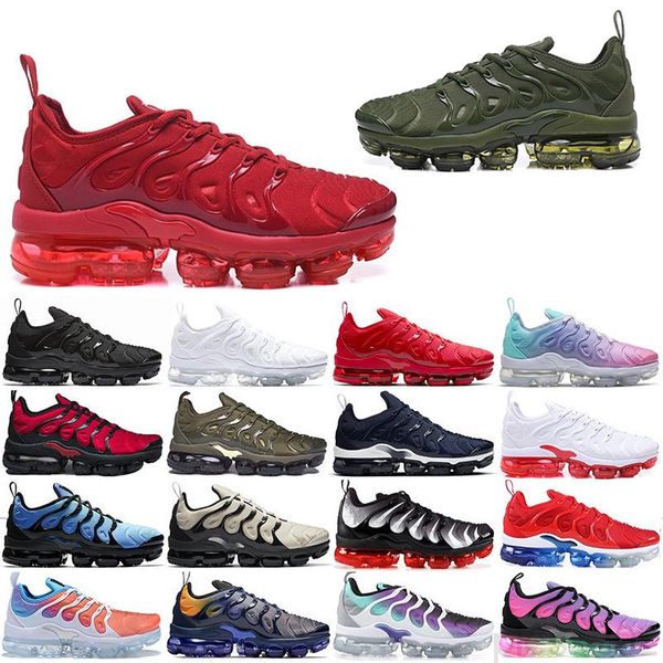 

tn plus casual shoes for men women black speed red white anthracite ultra white black 2019 designer sneakers lj7y