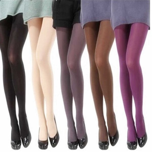 

women stocking candy color long transparent tights stockings dance socks winter pantyhose party, Black;white