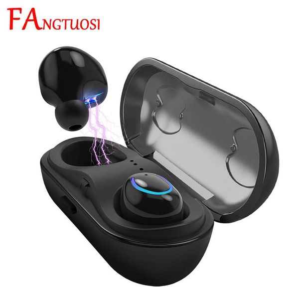 

fangtuosi hbq-q18 tws wireless binaural stereo music headphones mini wireless headphones bluetooth noise cancelling