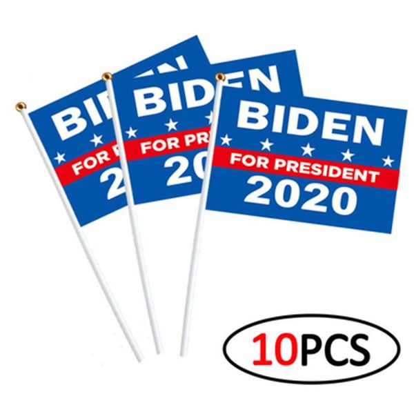 

10 шт. dropshipping 14x21см хранить америку отличный флаг для поддержки biden 2020 президент президент 10 шт. dropshipping bbysff