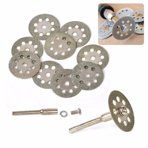 

10pcs x 2 blade rod diamond saw blade cutting sheets with holes grinder electric drill accessories tools power tools saw1