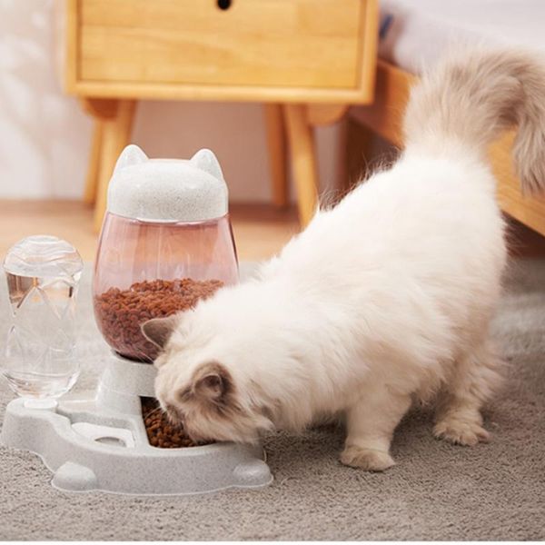 

2.2l pet dog cat автоматическая подавательная чаша для собак, питьевой воды 528 мл бутылочки шаров дозатор кормление контейнеров