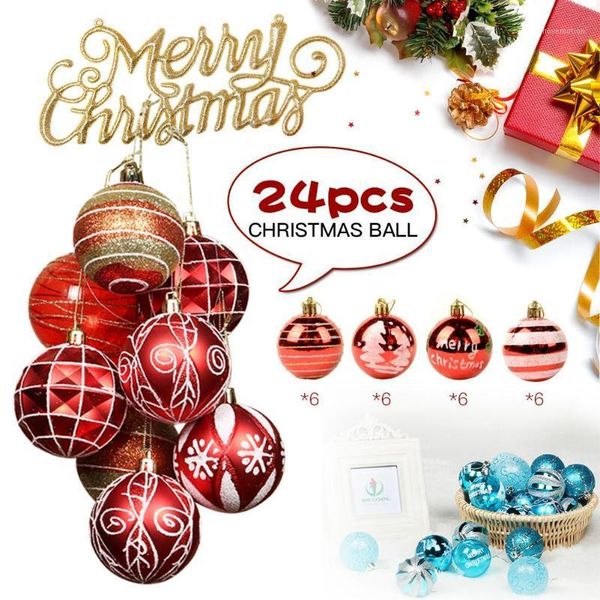 

christmas hanging ball painted ball party supplies for family gathering christmas party decoration 6cm hanging1