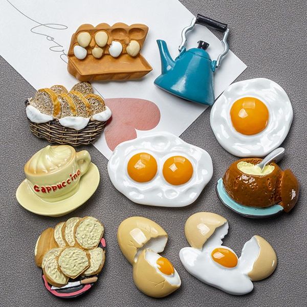 

3d creative simulation food cute refrigerator paste magnetic paste p magnetic fridge magnets room decoration collection gift wmtfew