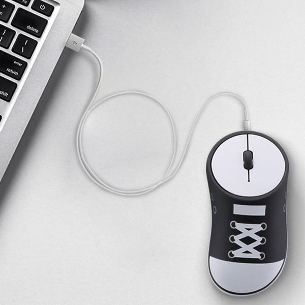 

mice portable 2.4g wireless mouse ultra-silent shoes shaped for computer lapjr deals1