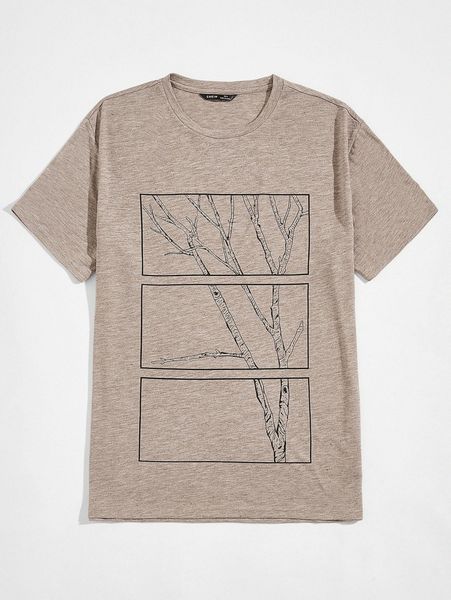 

men tree print tee f0hf#, White;black