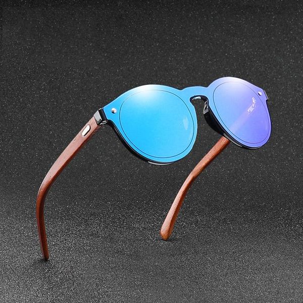 

sunglasses men women wooden round fashion outdoor eyewear wood grain goggle shades circle eyeglasses bamboo anti uv est gafas, White;black