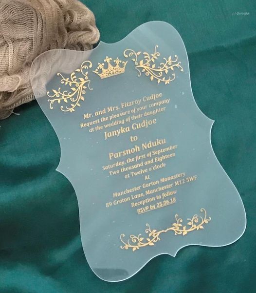 

acrylic custom invitation,10pcs invitations,anniversary invitation,acrylic wedding invitation, acrylic invitation1