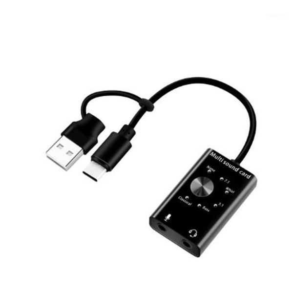 

headset 7.1 external sound card for lapusb audio 3d sound card microphone1
