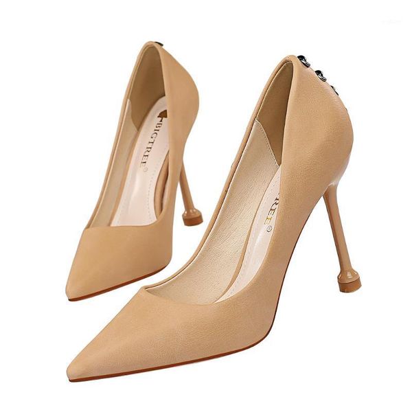 

anance women shoes lady thin heels shoes basic party office career pointed toe fashion mature hipping1, Black