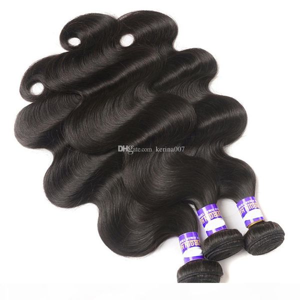 

black water wave human hair 100g hair extensions for women beauty peruvian virgin hair body wave8a 100g